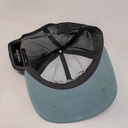 Country Cred Snapback Mesh Back Trucker Hat Multi One Size Colorblock
