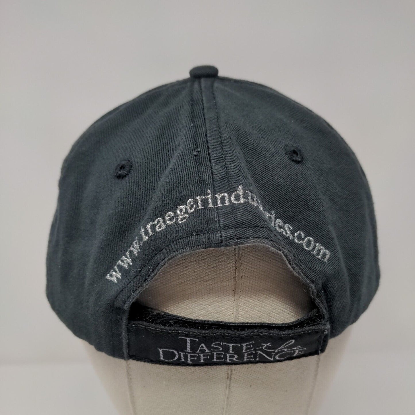 Traeger Grills Taste The Difference Strapback Hat Black One Size Adjustable