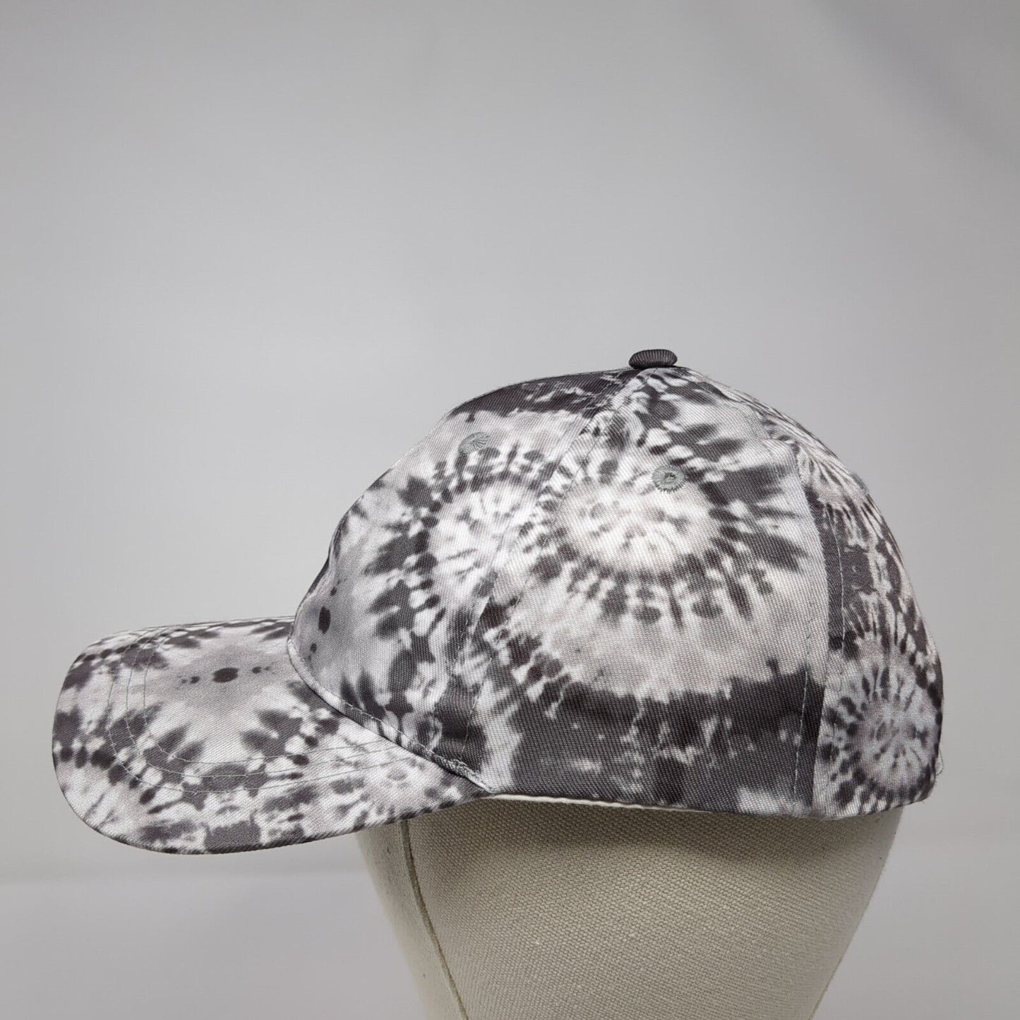 Unbranded Strapback Hat Multicolor OS Adjustable Tie Dye Vented Holes 6 Panel