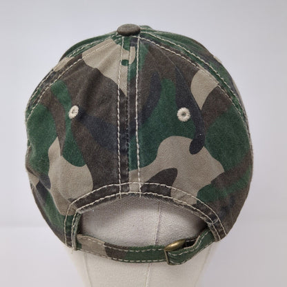 Unbranded Slideback Hat Fatigue Camo One Size Adjustable Outdoor Blank