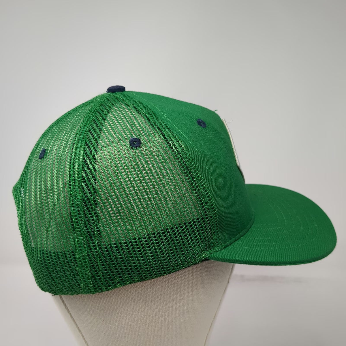Adrenaline Trucker Hat Green One Size LAX Division Apparel Branding Snapback