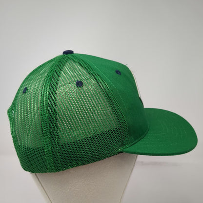 Adrenaline Trucker Hat Green One Size LAX Division Apparel Branding Snapback