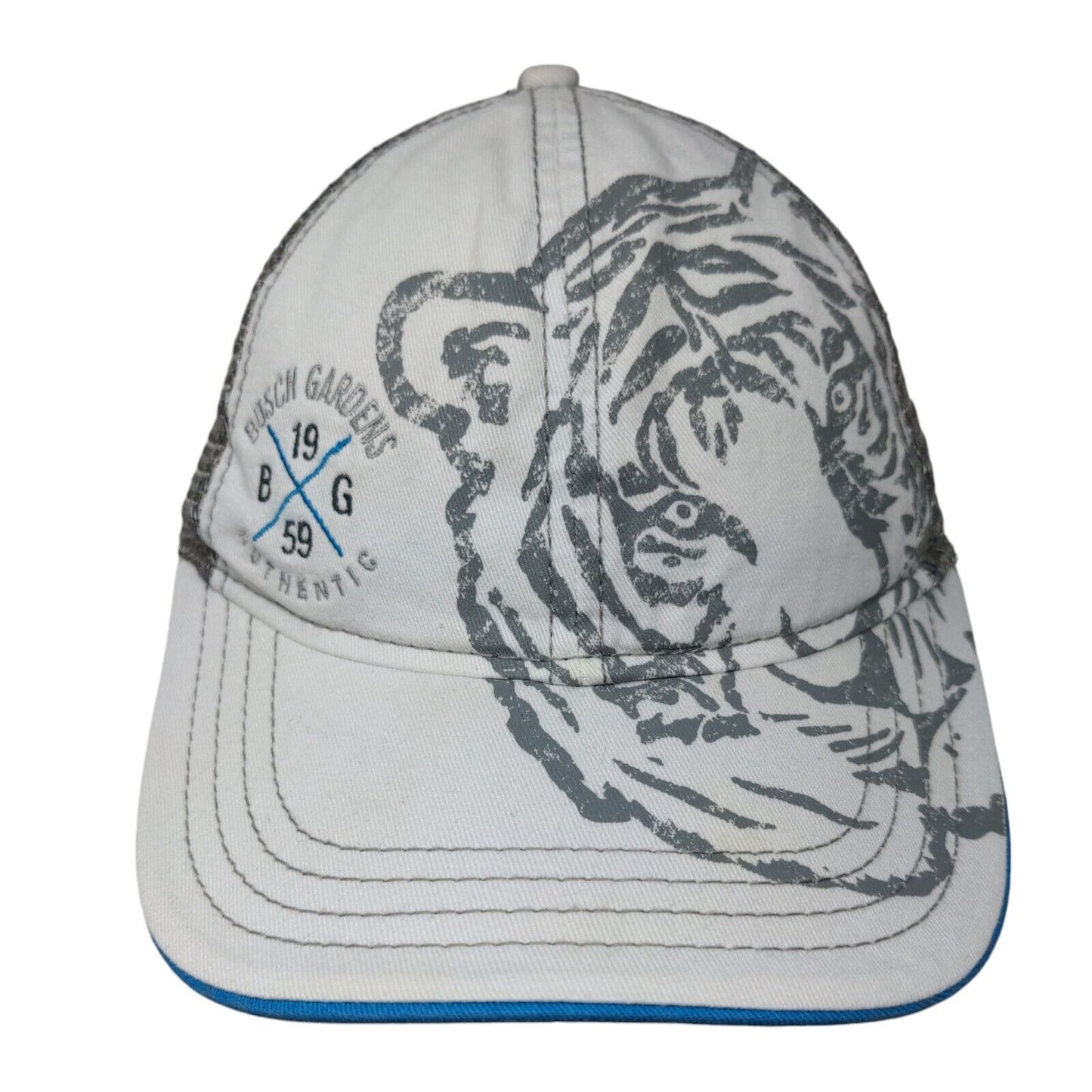 Busch Gardens Snapback Mesh Back Trucker Hat Multi One Size Colorblock