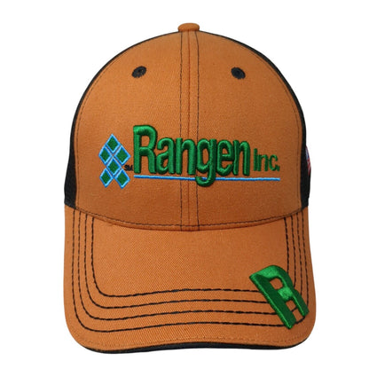 Rangen Inc Strapback Mesh Back Trucker Hat Multi One Size Embroidered