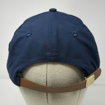 Sportcap Supreme 5 Panel Blue One Size Rope Brim Leather Strap Idaho Lumber Hat