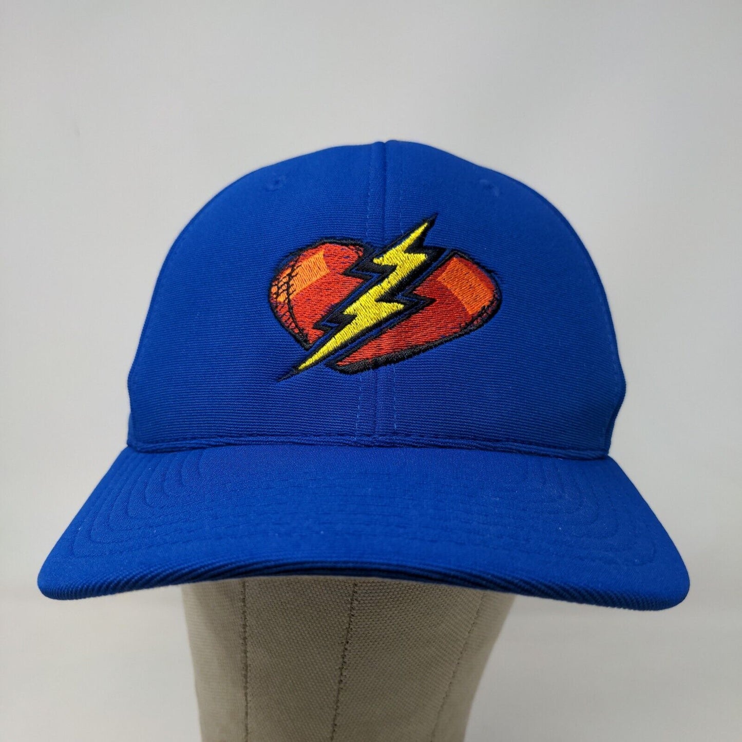 Pacific Headwear Men's Fitted Hat Blue Size L/XL Embroidered Heartbreaker Logo