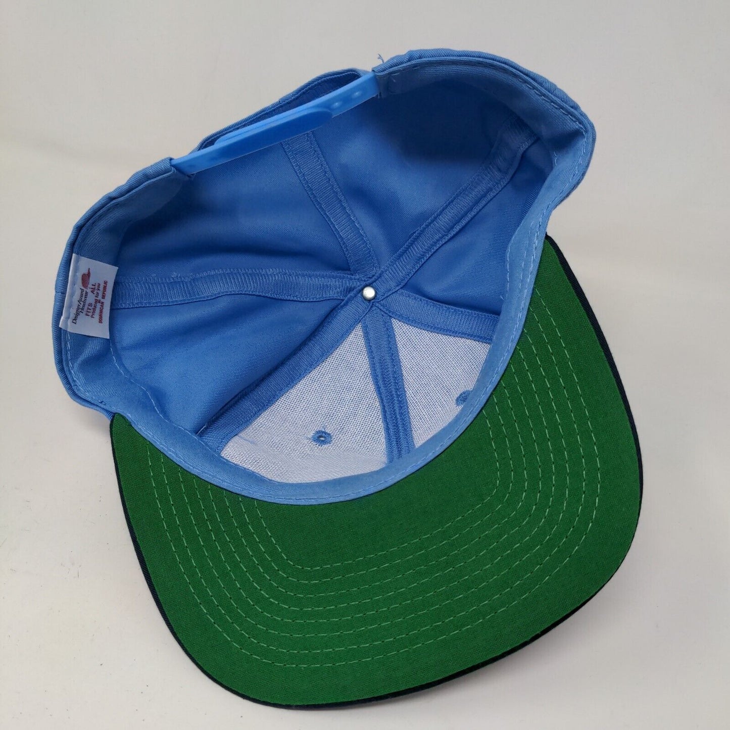 Designer Headwear Men's Snapback Hat Blue OSFA Two Hone Blank