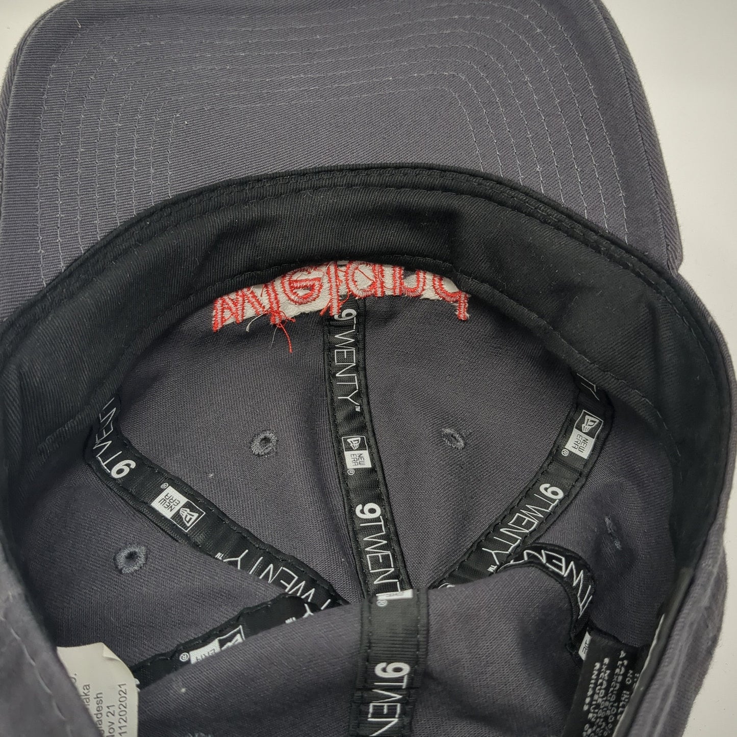 Wieland Slideback Hat Gray One Size Adjustable Embroidered New Era