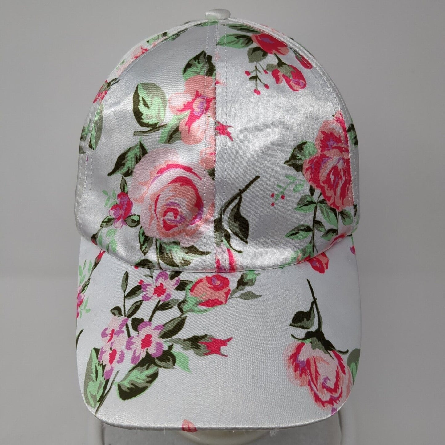 Unbranded Strapback Hat Multi One Size Adjustable Floral Print 6 Panel