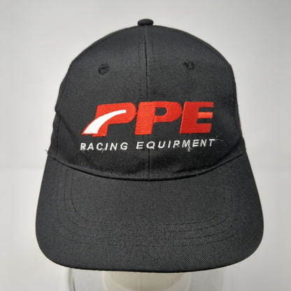PPE Racing Equipment Strapback Hat Black OS Adjustable Embroidered Patriotic
