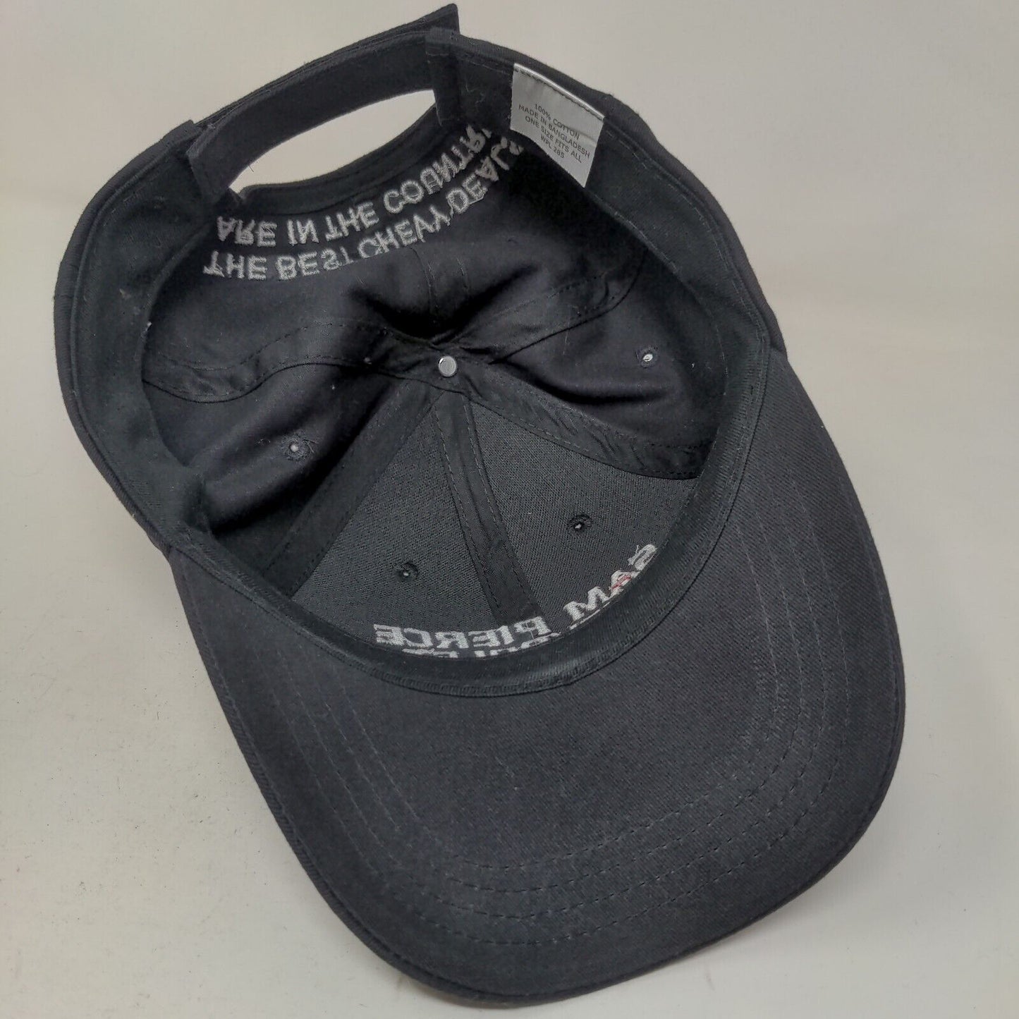 Sam Pierce Chevrolet Men's Strapback Hat Black Size OSFM Embroidered Logo Cotton
