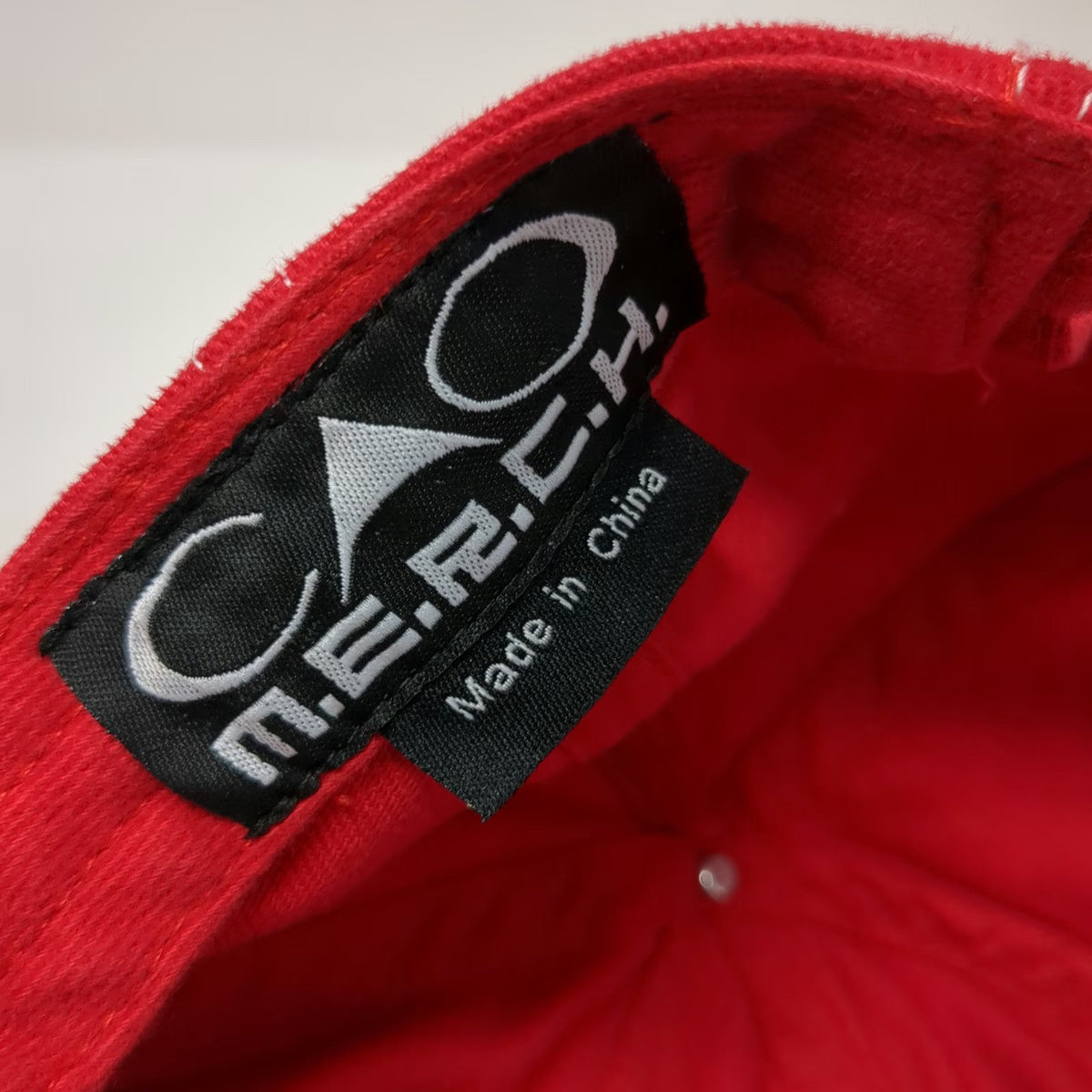 M.E.R.C.H. CAO La Traviata Maduro Red Baseball Cap One Size Strapback Crest Logo