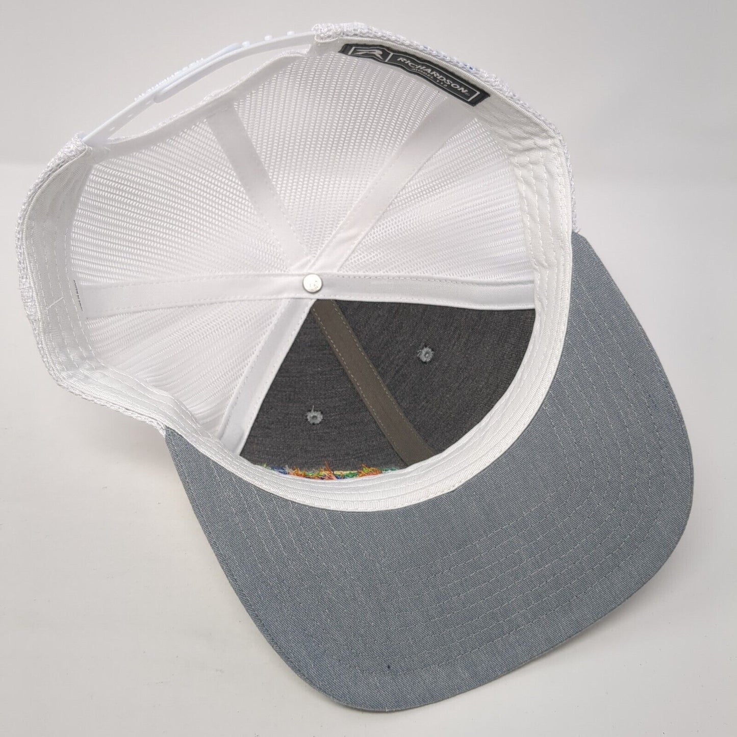 The Duran Group Snapback Mesh Back Trucker Hat Gray One Size Adjustable