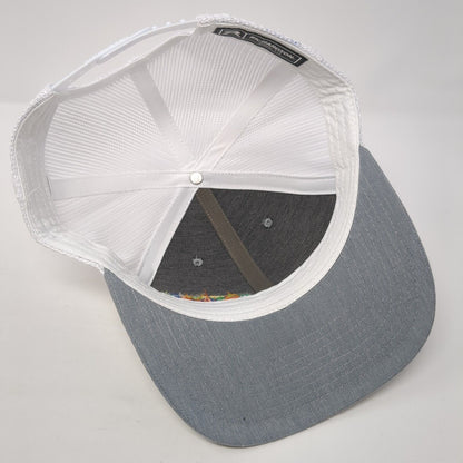 The Duran Group Snapback Mesh Back Trucker Hat Gray One Size Adjustable