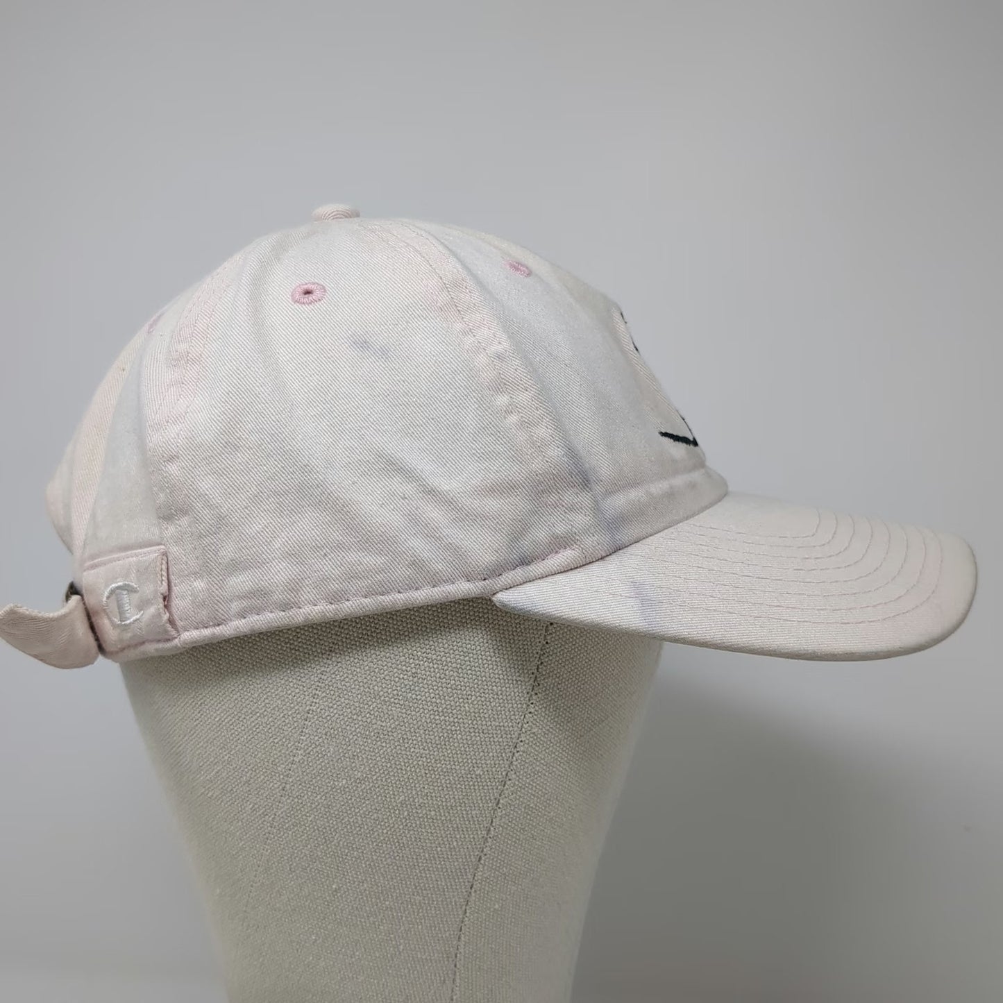 Champion Baseball Cap Pink One Size Paddleboard SUP Embroidered Logo Cotton Hat