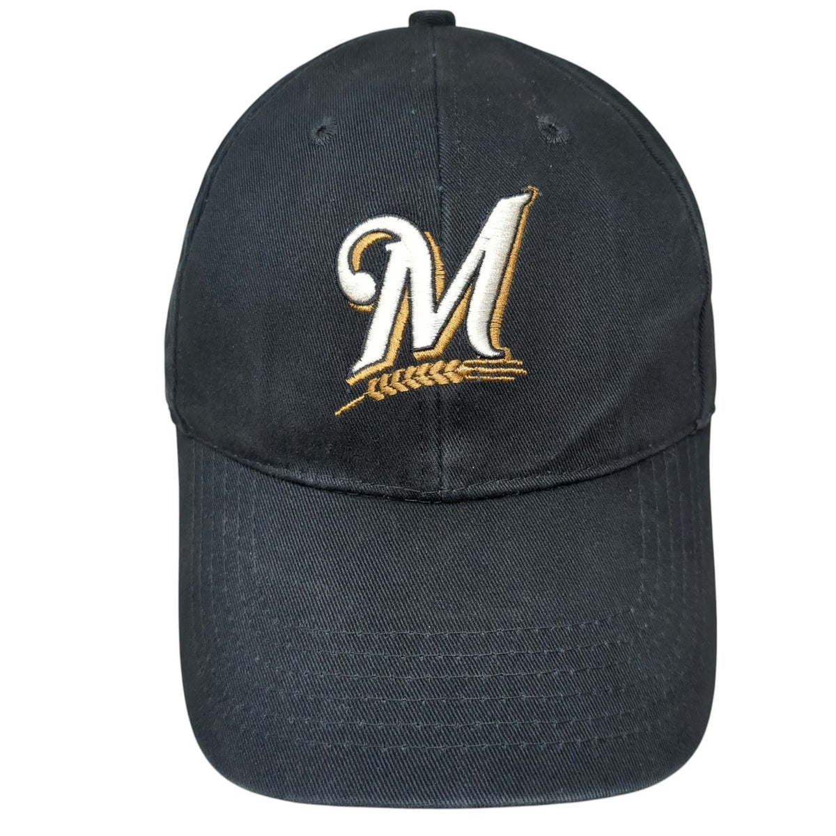 Milwaukee Brewers MLB Fan Favorite Baseball Cap Blue One Size Strapback Cotton