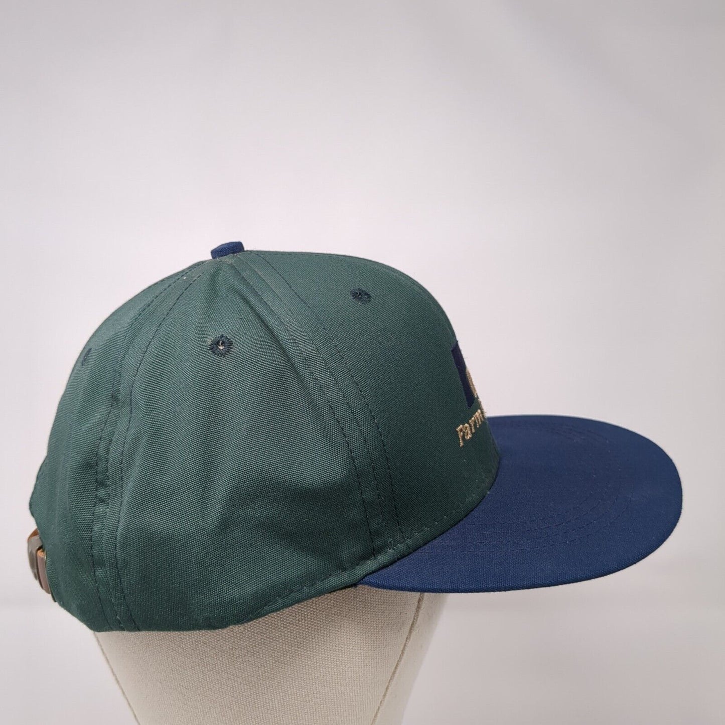 Farm Bureau Ins Slideback Hat Multicolor OSFA Leather Strap Imperial