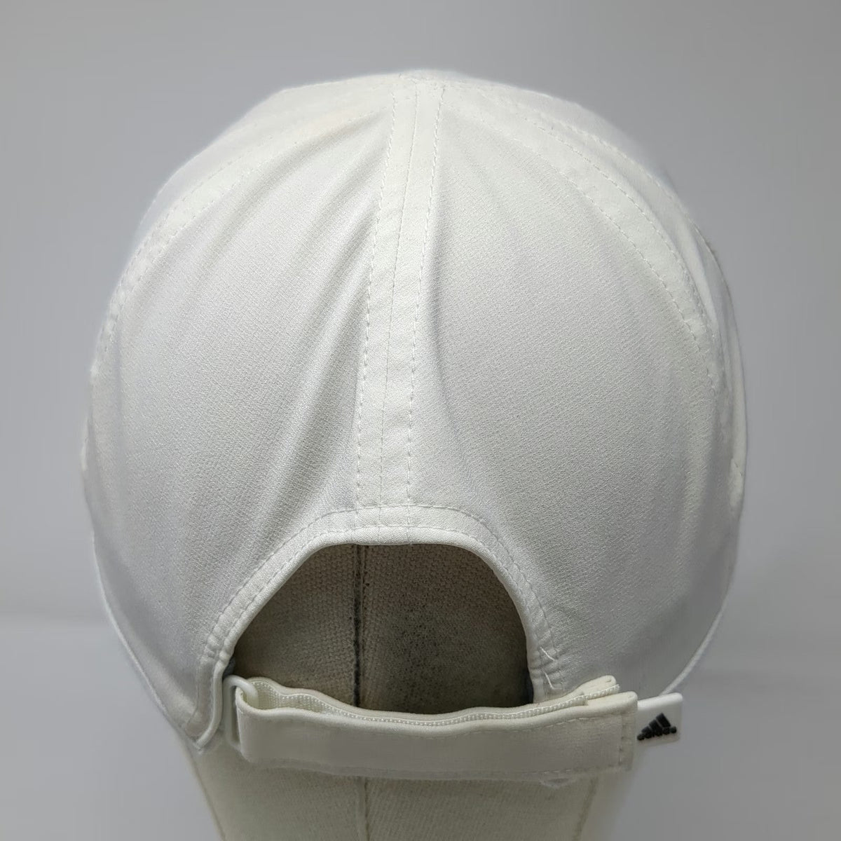 Adidas Baseball Cap White One Size Climalite Mesh Performance Athletic Golf Hat