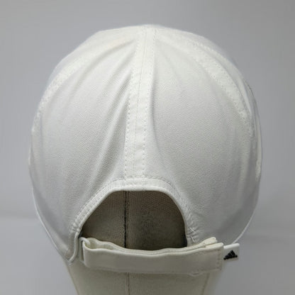 Adidas Baseball Cap White One Size Climalite Mesh Performance Athletic Golf Hat