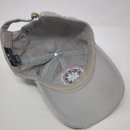 Simply Southern Mandala Slideback Hat Gray One Size Solid Adjustable