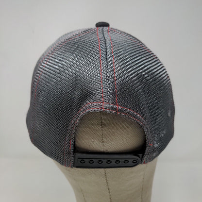 Twisted X Men's Snapback Mesh Back Hat Black Gray OSFM Embroidered Logo