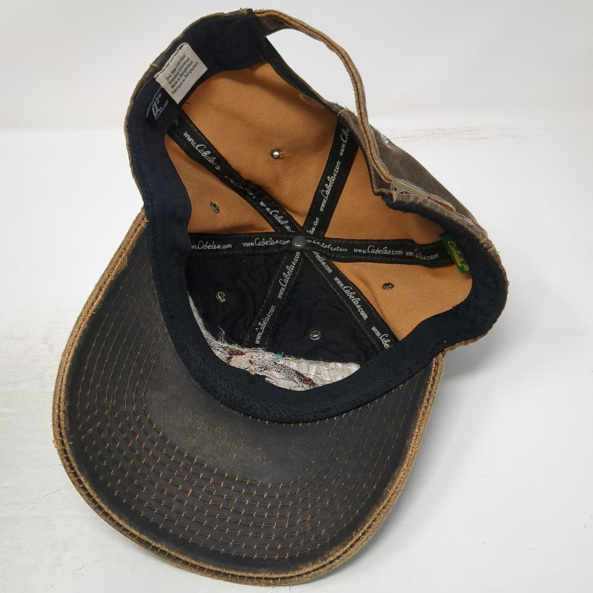 Cabela's Brown One Size Baseball Cap Mallard Duck Legendary Outfitter Hat