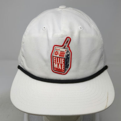 Richardson 5 Panel White Hat OSFM Rope Snapback Ellie Mae Country Music Patch