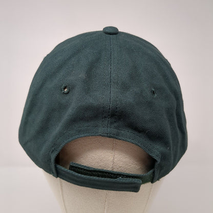 Sunflower Strapback Hat Green One Size Adjustable Embroidered Eco Range Cotton