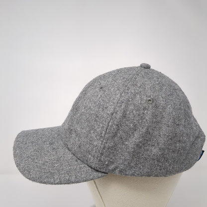 Unbranded Slideback Hat Gray One Size Adjustable Vented Holes 6 Panel Blank