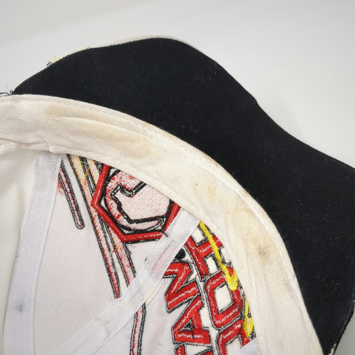 Matco Tools Racing Snapback Hat White Black Red Yellow One Size Embroidered Logo