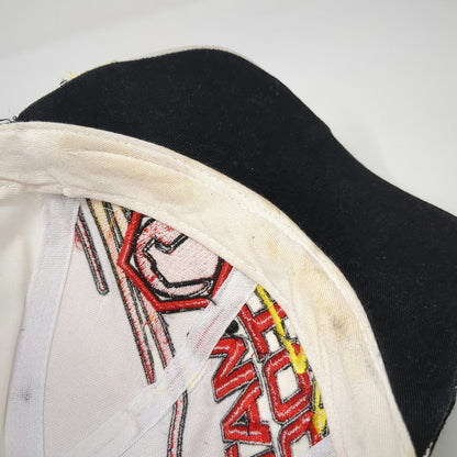 Matco Tools Racing Snapback Hat White Black Red Yellow One Size Embroidered Logo