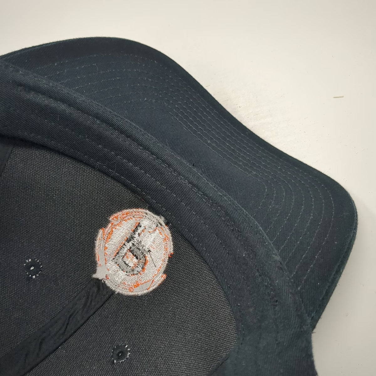 Port Authority Trucker Hat Black One Size SSPT Agents P Logo Snapback Mesh Hat