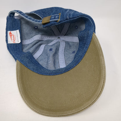 Falcon Headwear Inc. Slideback Hat Multicolor One Size Colorblock Denim