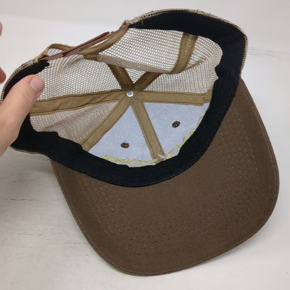 Bushnell Trucker Hat Brown One Size Can't Stop The Flop Hunting Mesh Snapback