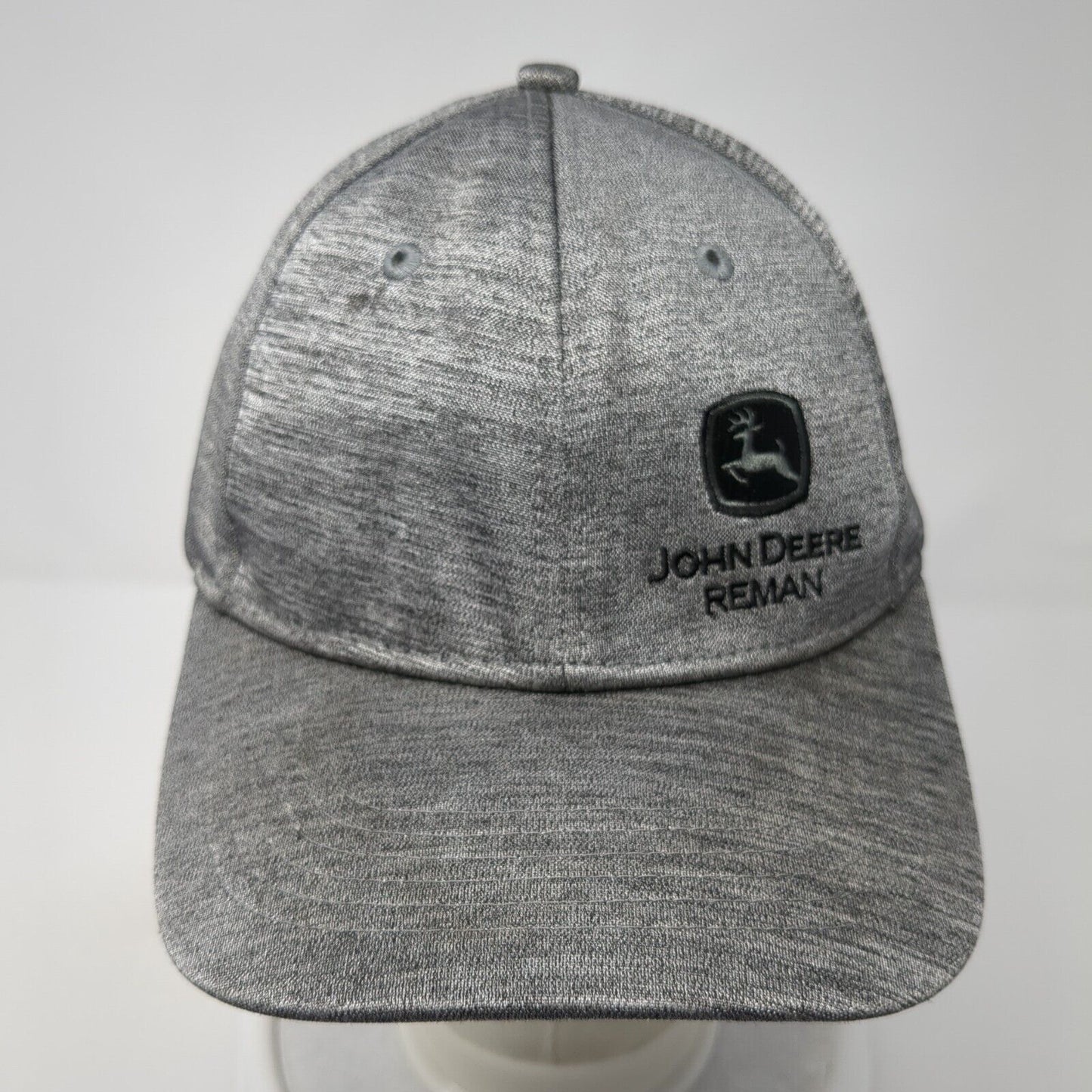 John Deere Reman 2018 Slideback Hat Gray One Size Adjustable 6 Panel