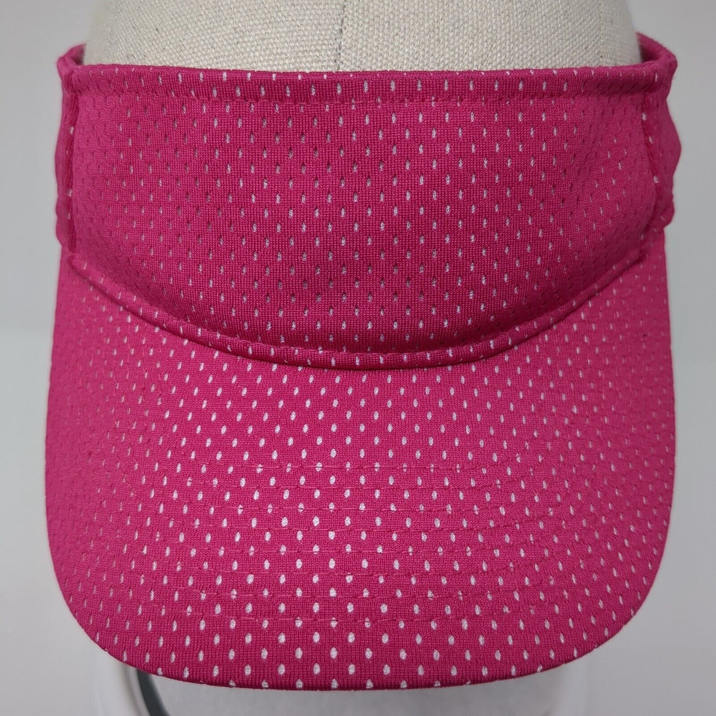 Augusta Sportswear Adult Golf Sun Visor Hat Pink OS Adjustable Blank Polyester