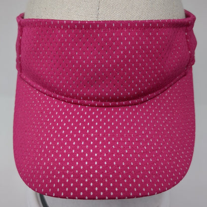 Augusta Sportswear Adult Golf Sun Visor Hat Pink OS Adjustable Blank Polyester