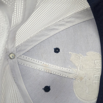 RMEF Snapback Mesh Back Trucker Hat Blue One Size Mesh Back Colorblock