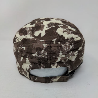 Adventure Cadet Army Cap Multicolor One Size Adjustable Camouflage Graphic Print