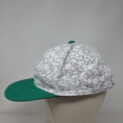 Super Mario Snapback Hat Multicolor OSFM Adjustable Embroidered Cotton