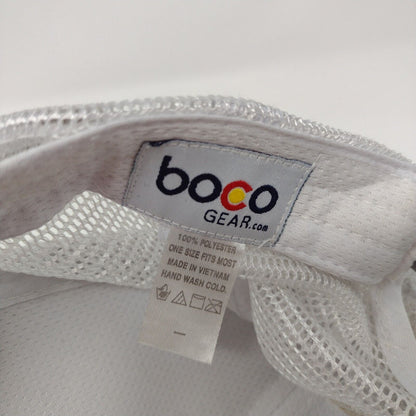 Boco Gear Snapback Trucker Hat Gray OSFA Adjustable Mesh Back Polyester