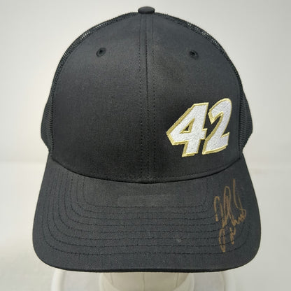 Richardson Trucker Hat Black XL 42 Mesh Snapback Signature Ross Chastain