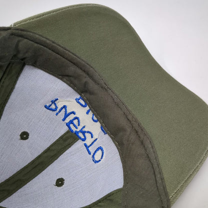 Green One Size Baseball Cap Puerto Rico Flag Flame Graphic Embroidery Cotton Hat