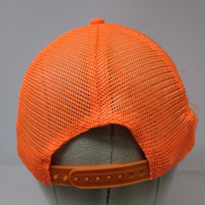 Head-To-Toe Trucker Hat Orange One Size Mesh US Forest Service Hunt US Forests