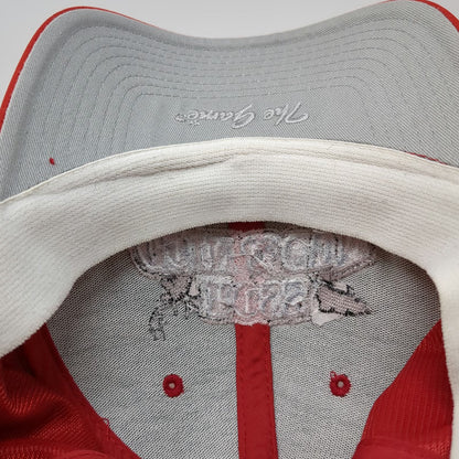 The Game Baseball Cap Red Size L Ross Coin Gun Flexfit A-Flex Embroidery Hat