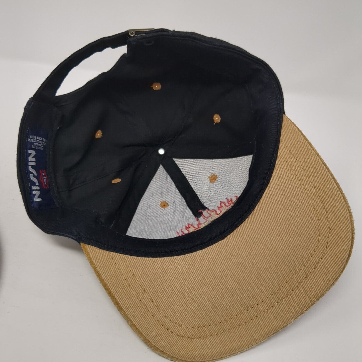 Camp Wilson Bbq Slideback Hat Black OS Adjustable Embroidered 6 Panel Nissin