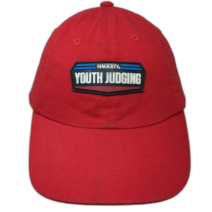 Hospitality Source Baseball Cap Red One Size Hagerty Youth Judging Programs Hat
