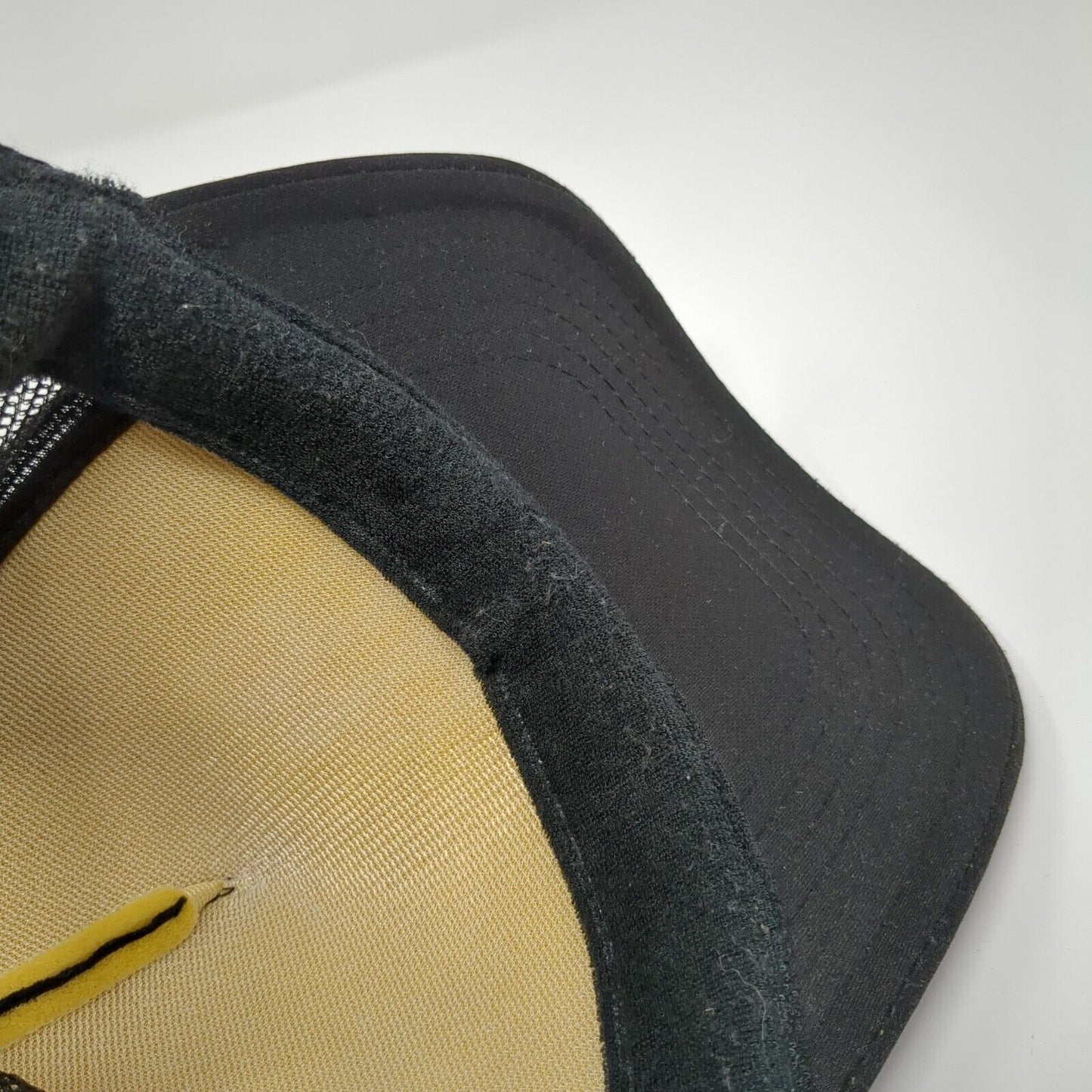 Groom Snapback Trucker Hat Black One Size Adjustable Mesh Back Rope Otto