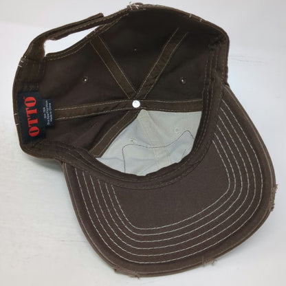 OTTO Brown Baseball Cap One Size Colorado Flag Patch Contrast Stitching Hat