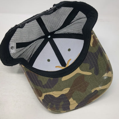 Paramount Trucker Hat Green One Size Camo Dutton Ranch Yellowstone Mesh Snapback